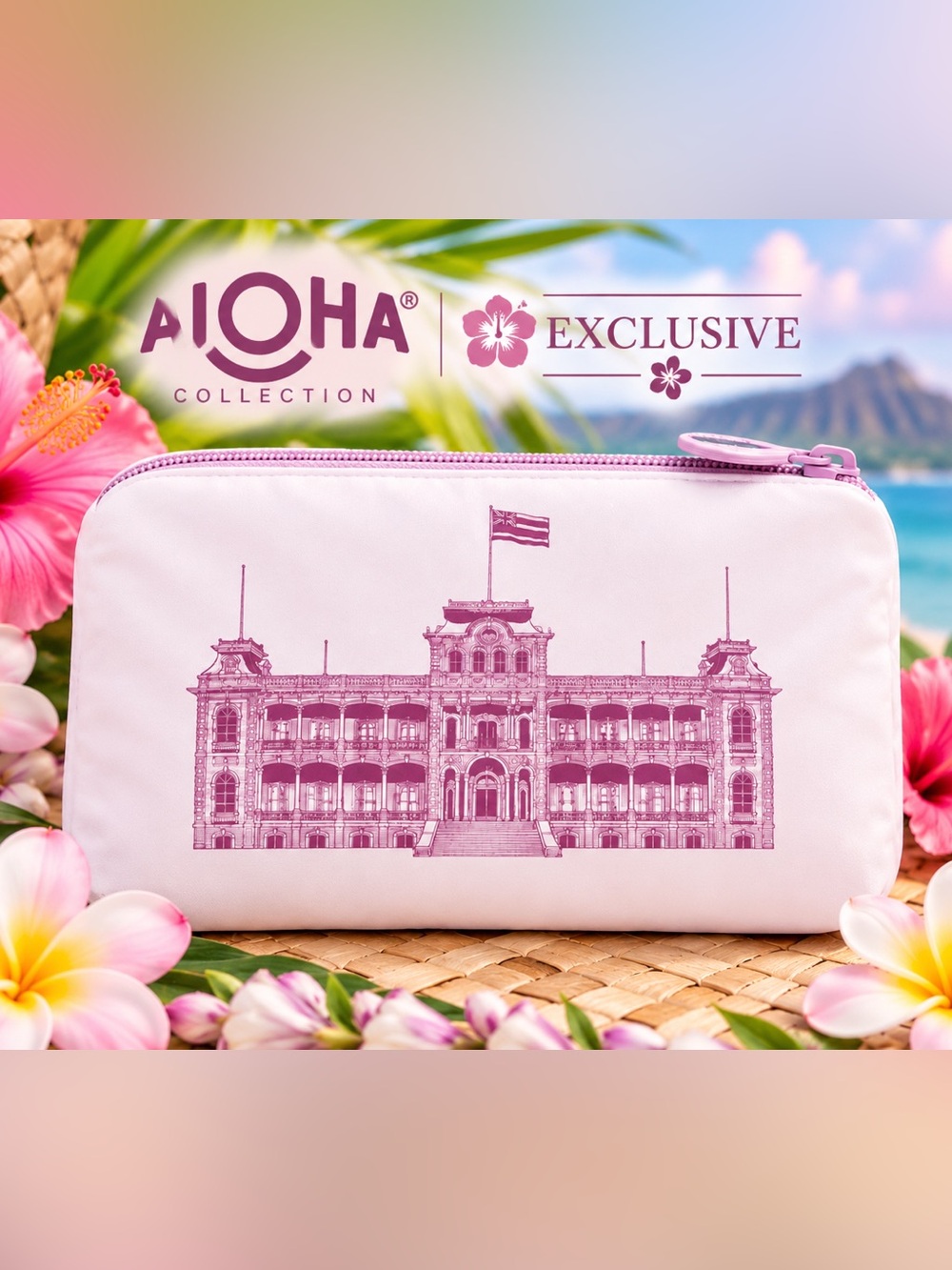 ALOHA Collection x ʻIolani Palace Exclusive Mini Pouch